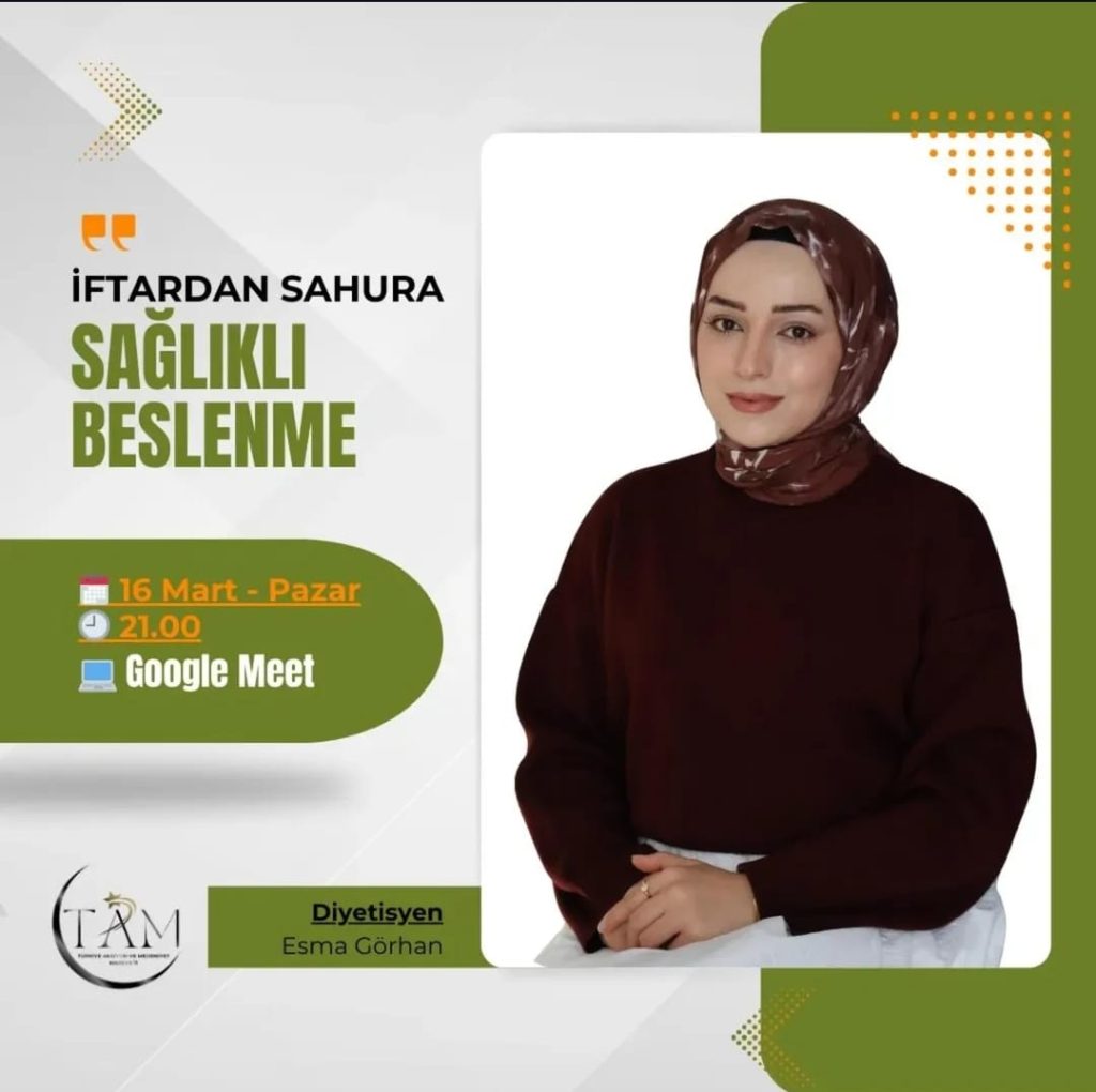 İftardan Sahura: Sağlıklı beslenme (Ramazan Programı)